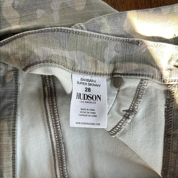 Hudson Jeans Camo Barbara Super Skinny Women Jeans NWOT 28 - Picture 8 of 9